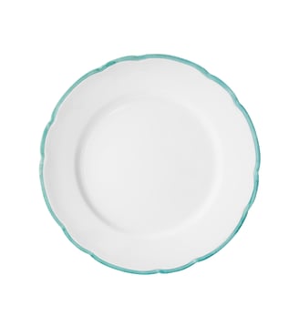 Assiette Plate Ronde 26,5 Cm - Reminiscence - Degrenne - Vert