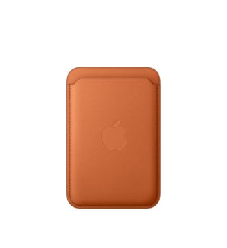 Porte-cartes MagSafe tissage fin Roux orange - Apple - Orange