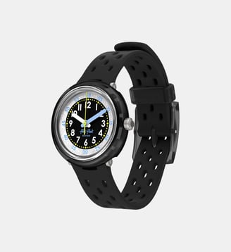 Montre Bubbly hours Noir, Blanc FCNP001 - Flik Flak - Noir