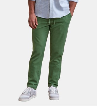 Pantalon élastique DREUILLE - Faguo - Vert sapin