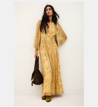 Robe Chana - Ba&sh - Jaune