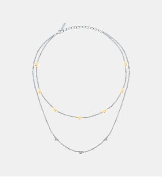 Collier T-LOGO - Trussardi - Or et acier