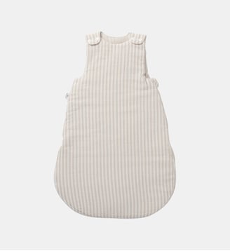 Gigoteuse hiver ouatinée beige rayée galet TOG 3,3 - BB & Co - Beige
