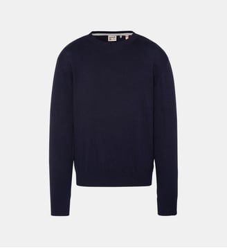 Pull léger col rond - Schott - Marine