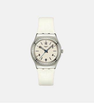 Montre Irony medium Blanc YLS471 - Swatch - Argenté