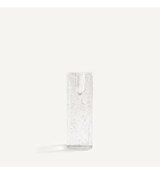 Bougeoir en verre soufflé à la bouche, hauteur 18 cm - AM.PM - Transparent