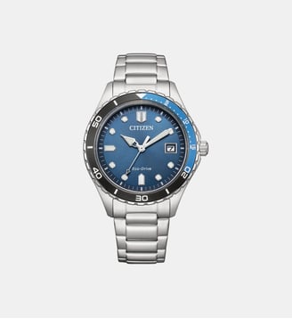 Montre Platform Bleu AW1821-89L - Citizen - Argenté
