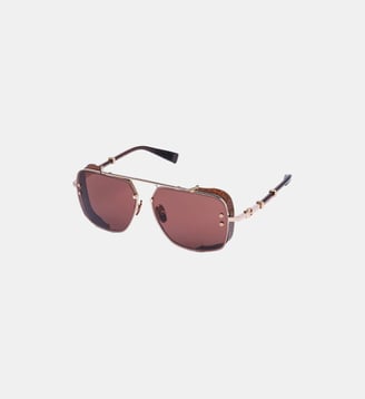 Lunettes de soleil Legend - Balmain - Brown