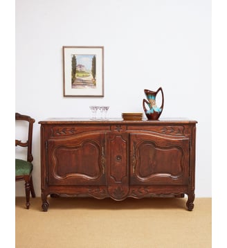 Buffet en bois Gilbert N°1742- Produit chiné - Debongout - Bois foncé