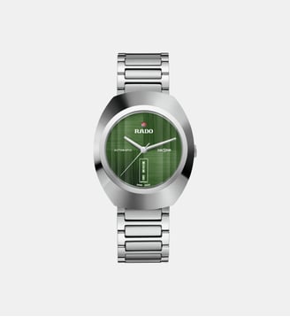 Montre automatique Diastar Vert R12160303 - Rado - Argenté