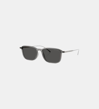 Lunettes de soleil Carré AR8264U - Giorgio Armani - Transparent gris