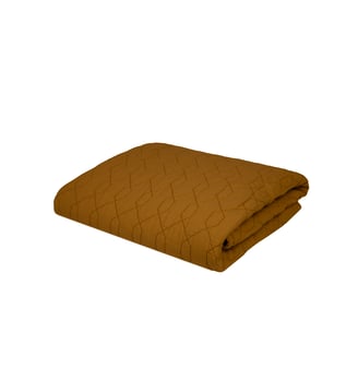 Couverture matelassée en coton lavé Wabi-Sabi - Nobodinoz - Caramel
