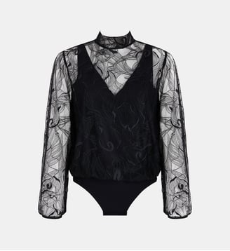 Body manches longues - Aubade - Noir