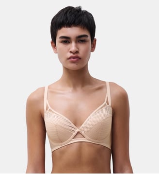 Soutien-gorge coques plongeant en dentelle Chantelle Pulp