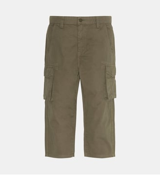 Pantacourt cargo multipoches - Schott - Kaki