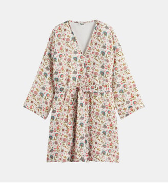 Peignoir kimono gaze coton doublée éponge La Redoute Interieurs