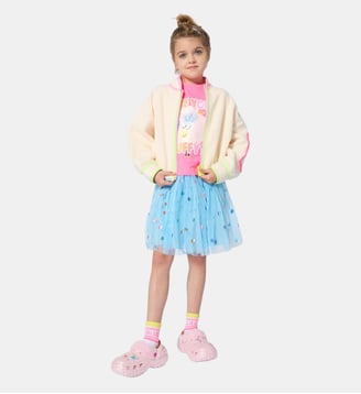 Jupon en tulle - Billieblush - Bleu gris