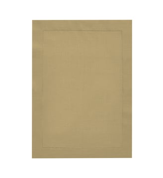 Set de table uni en lin, FLORENCE - Alexandre Turpault - Jaune sienne
