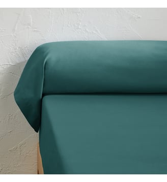 Taie de traversin unie percale coton bio Scenario La Redoute Interieurs