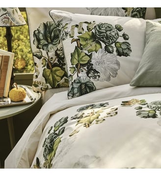 Taie d'oreiller percale de coton lavé Garnier Thiebaut