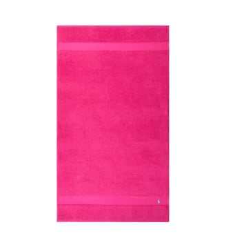 Serviette de bain  en coton - Ralph Lauren Home - Ciel rose