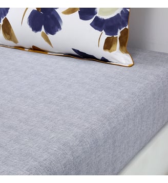 Drap housse en percale de coton - Desforges - A motif