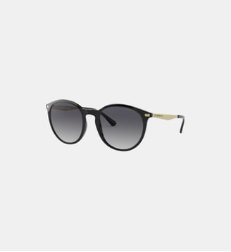 Lunettes de soleil Pantos EA4148 - Emporio Armani - Noir brillant