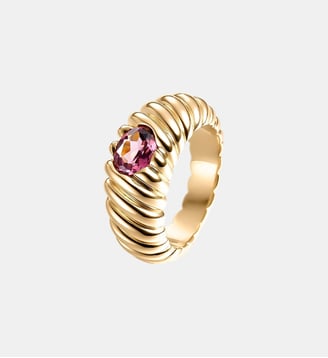 Bague en argent 925 en or jaune plaqué 18 carats - Aristocrazy - Or