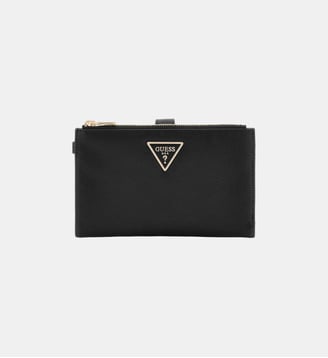 Portefeuille Laurel saffiano - Guess - Noir