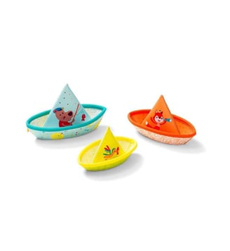 3 BATEAUX FLOTTANTS  (X3) - Lilliputiens - Multicolore