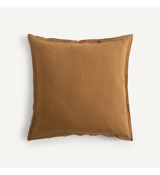 Housse de coussin, lin lavé - AM.PM - Bronze