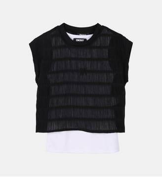 T-shirt de cérémonie 2 en 1 - DKNY - Black
