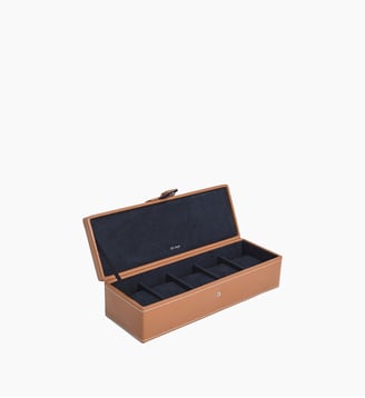 Coffret 5 montres en cuir - Le Tanneur - Camel