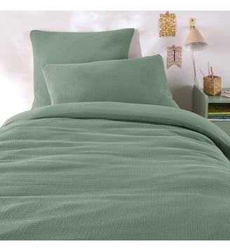 Housse de couette enfant gaze/coton lavé La Redoute Interieurs