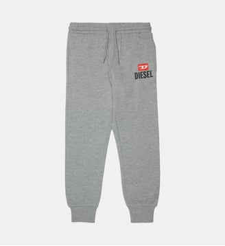 Pantalon en molleton avec logo Diesel Kids