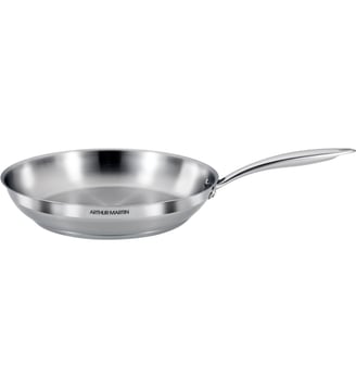 Poêle 28cm inox - Arthur Martin - Gris