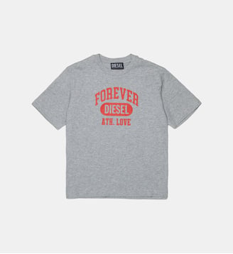 T-shirt avec logo - Diesel Kids - Gris