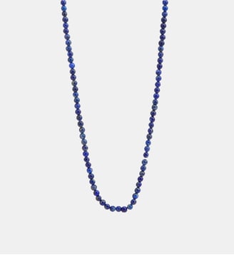 Collier fin perles bleues de lapis lazuli - Les Néréides - Bleu