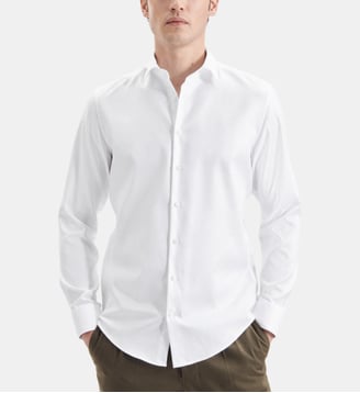Chemise d'affaires 1/1 Shaped Col Kent - Seidensticker - Blanc