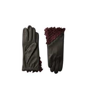 Gants Chihira Femme Cuir Agneau Doublés Soie Agnelle
