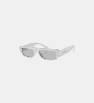 Lunettes de soleil Rectangulaire DG4458 - Dolce & Gabbana - Gris clair