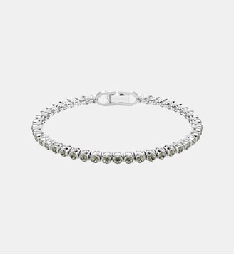Bracelet Tennis Imber Emily, Métal rhodié - Swarovski - Black et rhodium plated