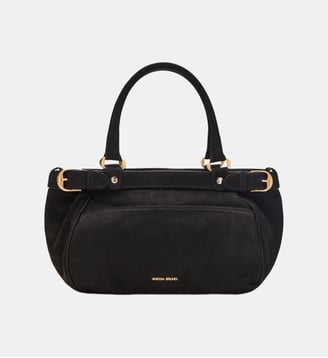 Petit Sac Lune En Cuir - Vanessa Bruno - Noir