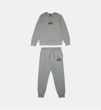 Survêtement avec logo - Diesel Kids - Gris