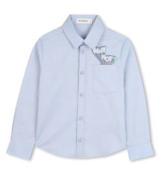 Chemise en coton - Billieblush - Bleu denim