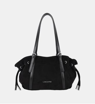Sac cabas épaule Velvet Emma - Lancaster - Noir