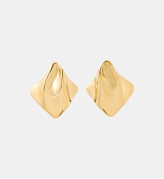 Boucles d'oreilles martelées Acier Inoxydable - Balaboosté - Doré