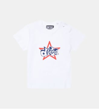 T-shirt avec logo - Diesel Kids - Blanc