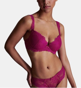 Soutien-gorge push-up coque Danse des Sens - Aubade - Rose