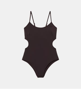 Maillot de bain une pièce - Lacoste - Marron
